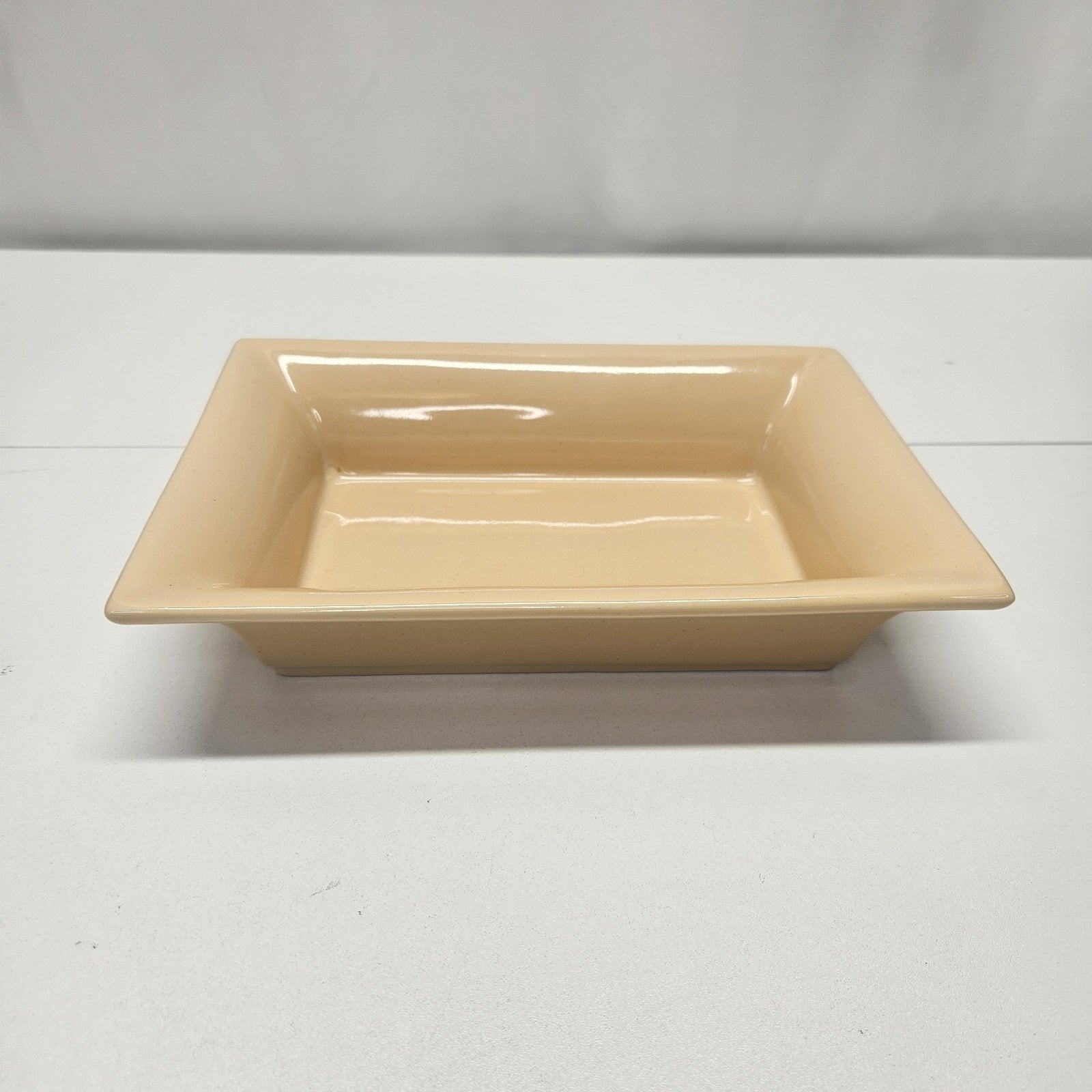 Vtg Abingdon Mid-Century Low Planter Dish Bowl Rectangle Shape 10x14" Retro