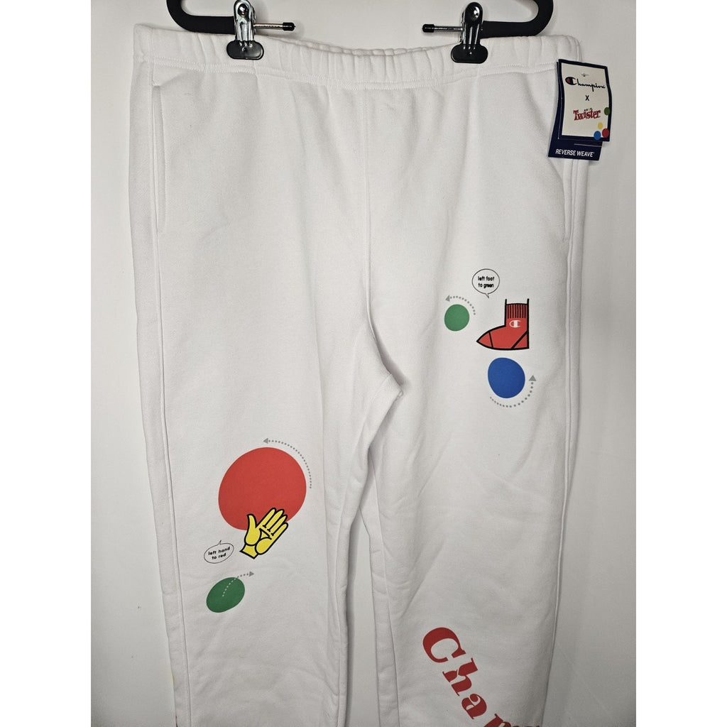 Champion Reverse Weave Jogger TWISTER Graphic Fleece Sweat Pant Unisex XL~NWT