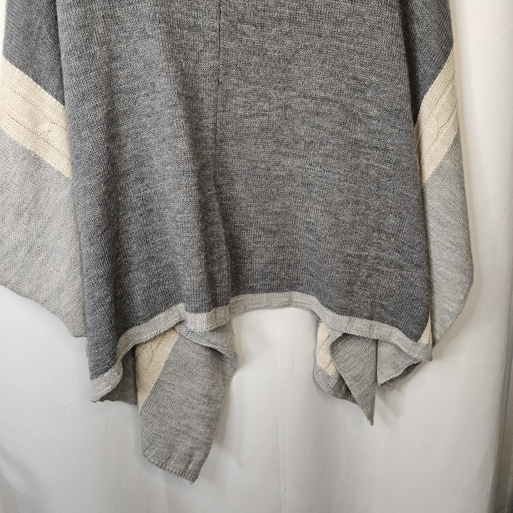 Corti Made in Italy Wool Blend Cardigan Shrug One Size Classic Cozy