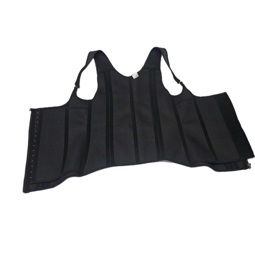 High Elasticity Body Shaping Waist Trainer Corset Zipper Support Design Large