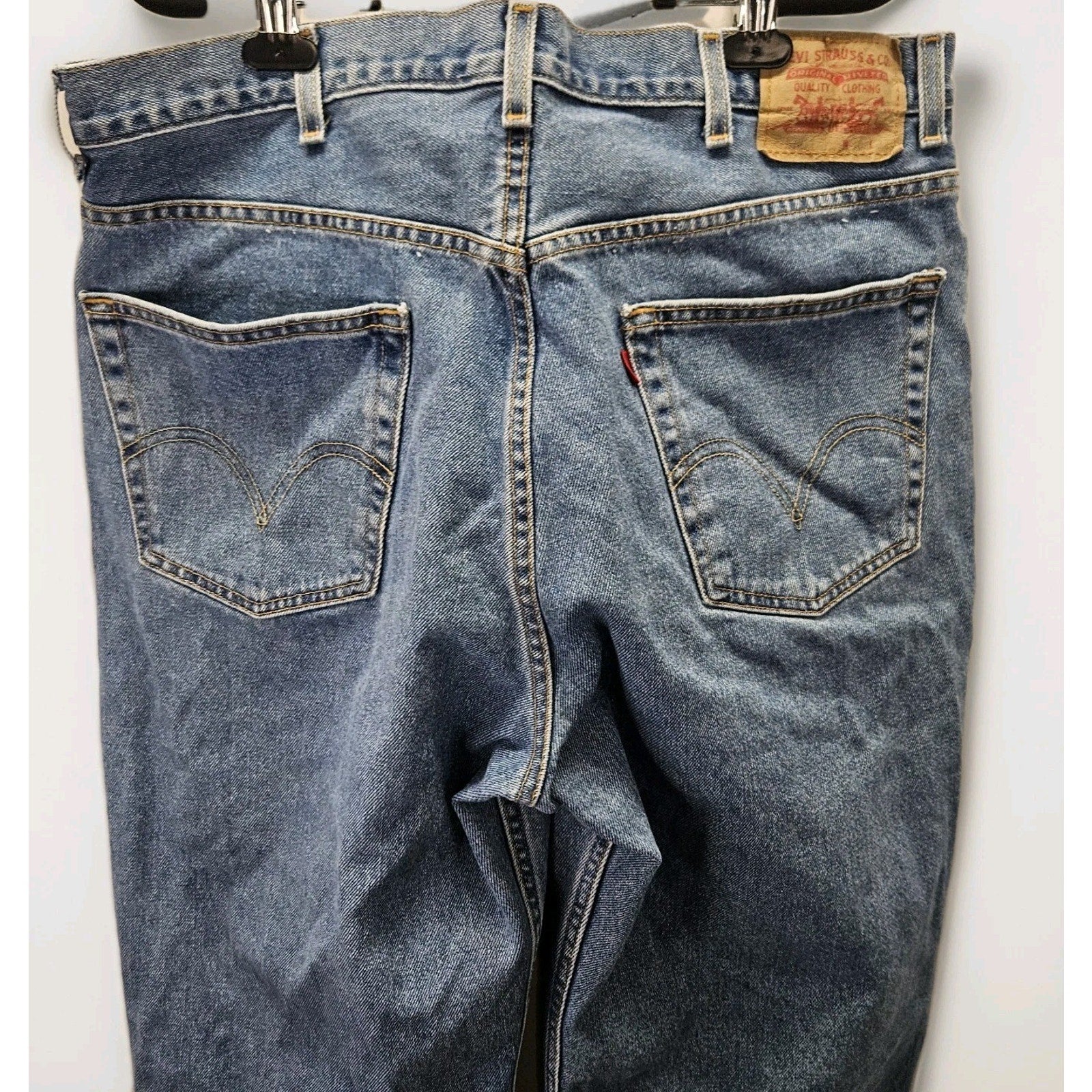 Vintage Levis 550 Jeans Mens 40x32 Relaxed Fit Denim Tapered Leg Y2K 2000s