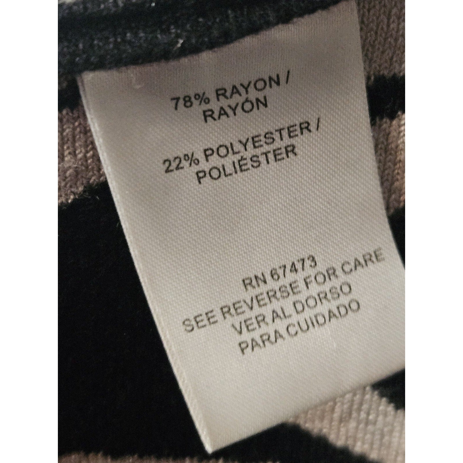 Julian Taylor New York Knit Dress Stretch Black & White Womens Size Large