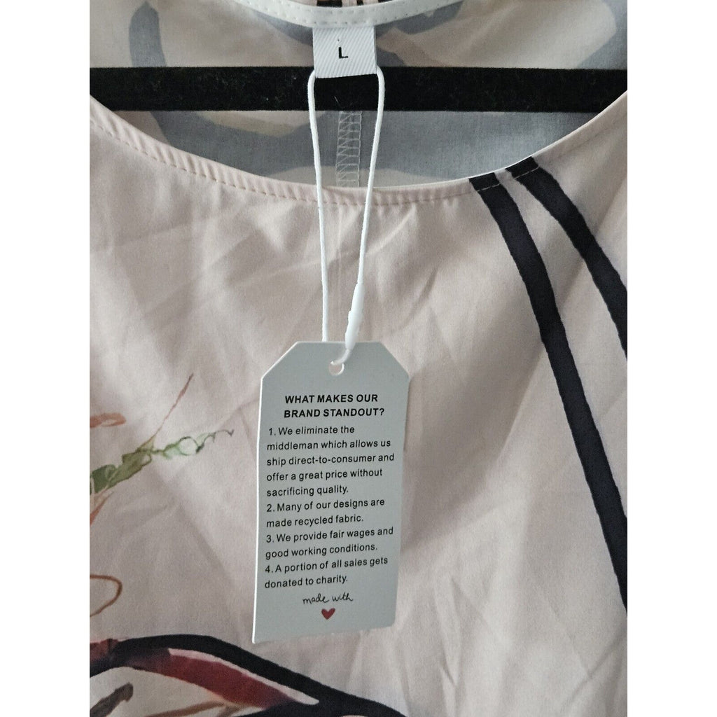 NWT Roywe Dress Full Length Summer Or Spring Dress Size Large
