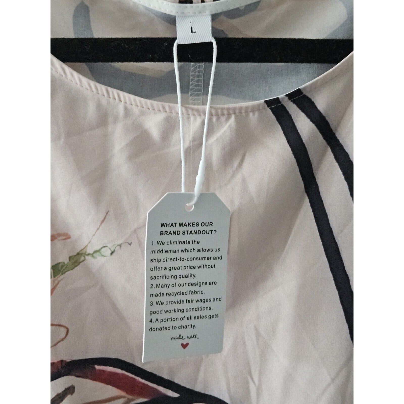NWT Roywe Dress Full Length Summer Or Spring Dress Size Large