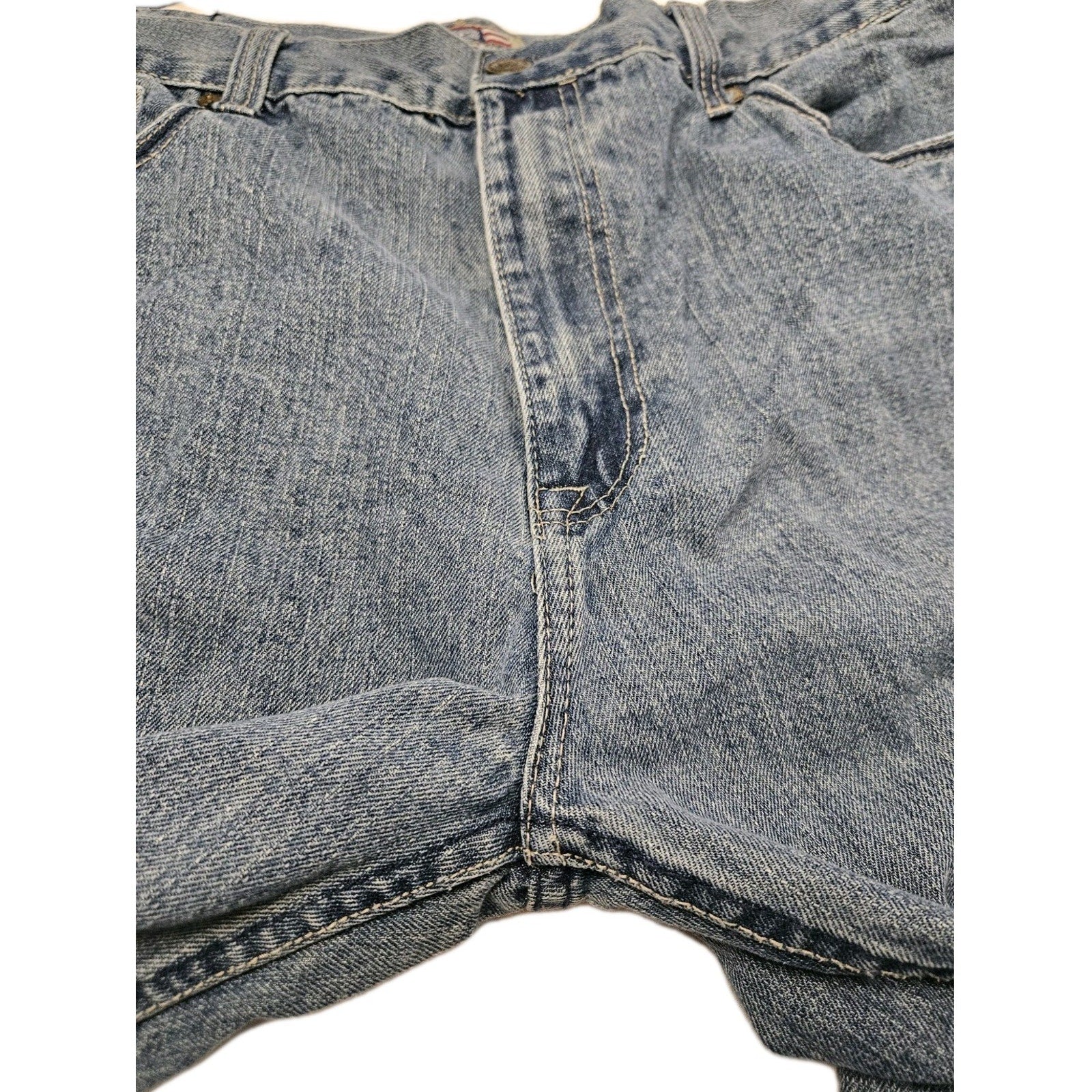 Phat Farm Jeans Men's 38x32 Regular Fit Straight Blue Denim Pants Y2K Hip Hop