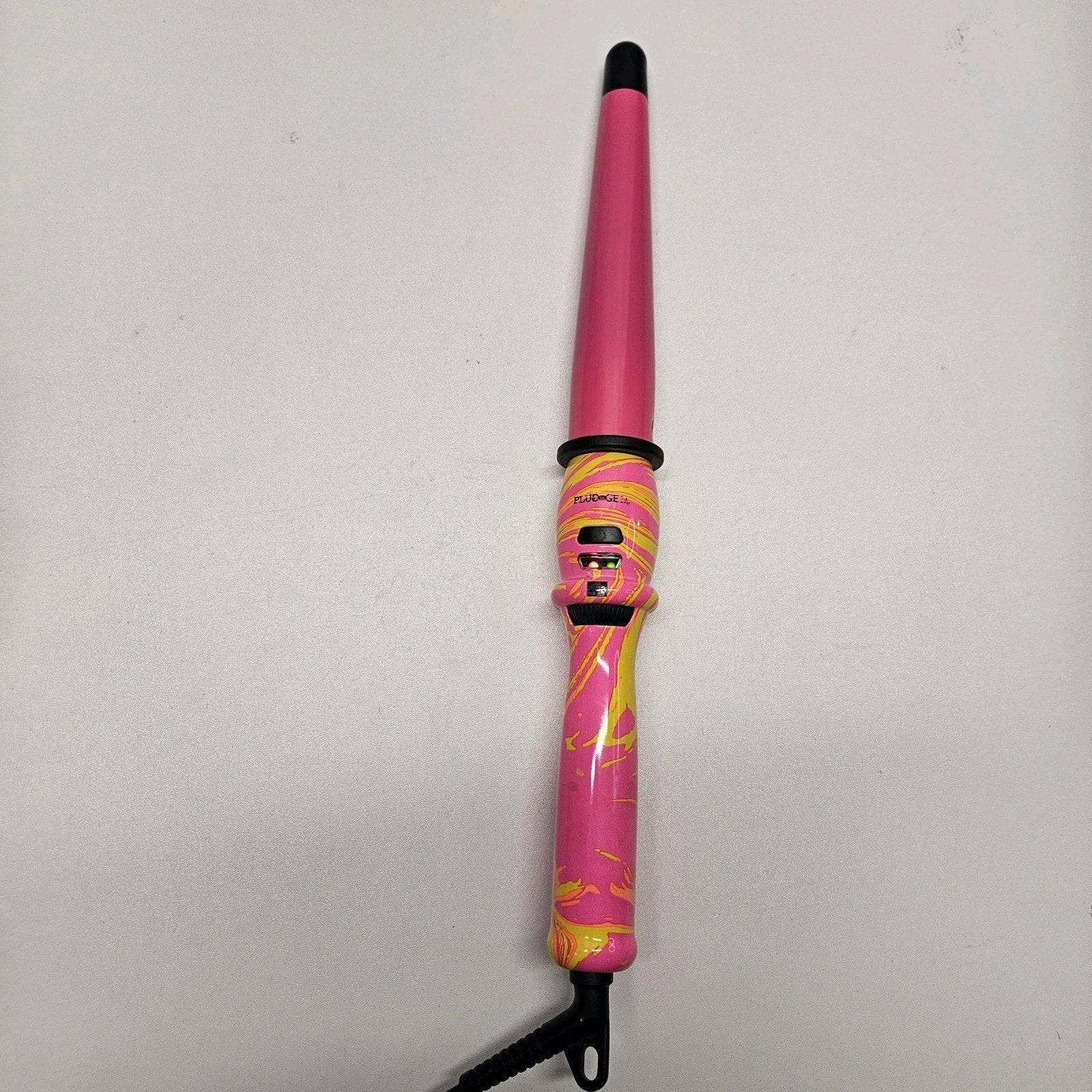 Plugged In GED Curling Iron Wand Hot Pink ~ Tested Glam Curlingiron