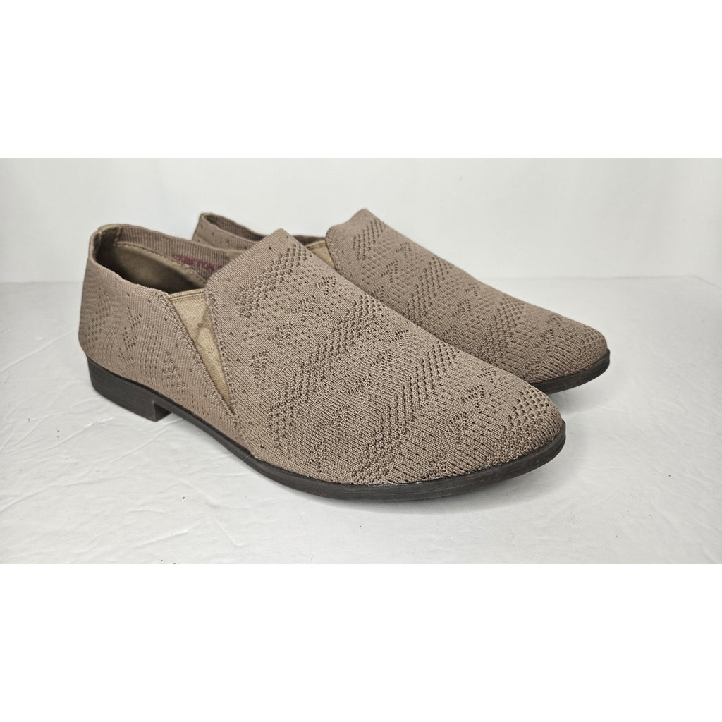Skechers Cleo Prep Step Slip-on Casual Flats Taupe 158192 Women's 8