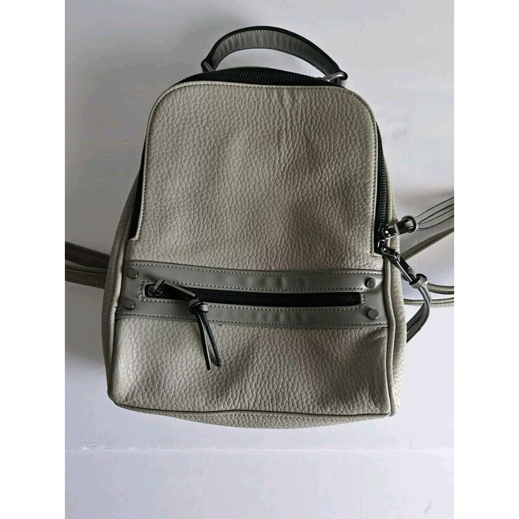New WO Tags Moda Luxe Gray Mini Backpack Purse