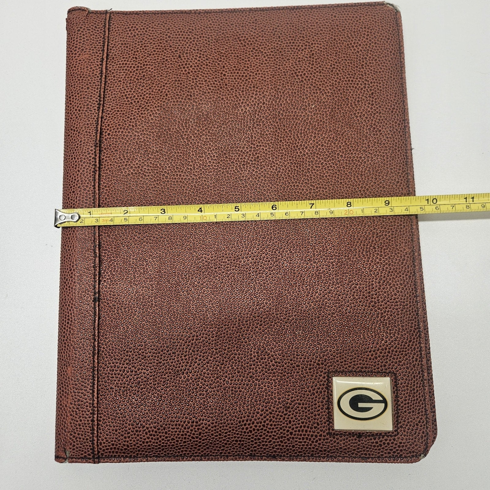 Vintage 90s Green Bay Packers Pigskin Portfolio Organizer Notebook Football