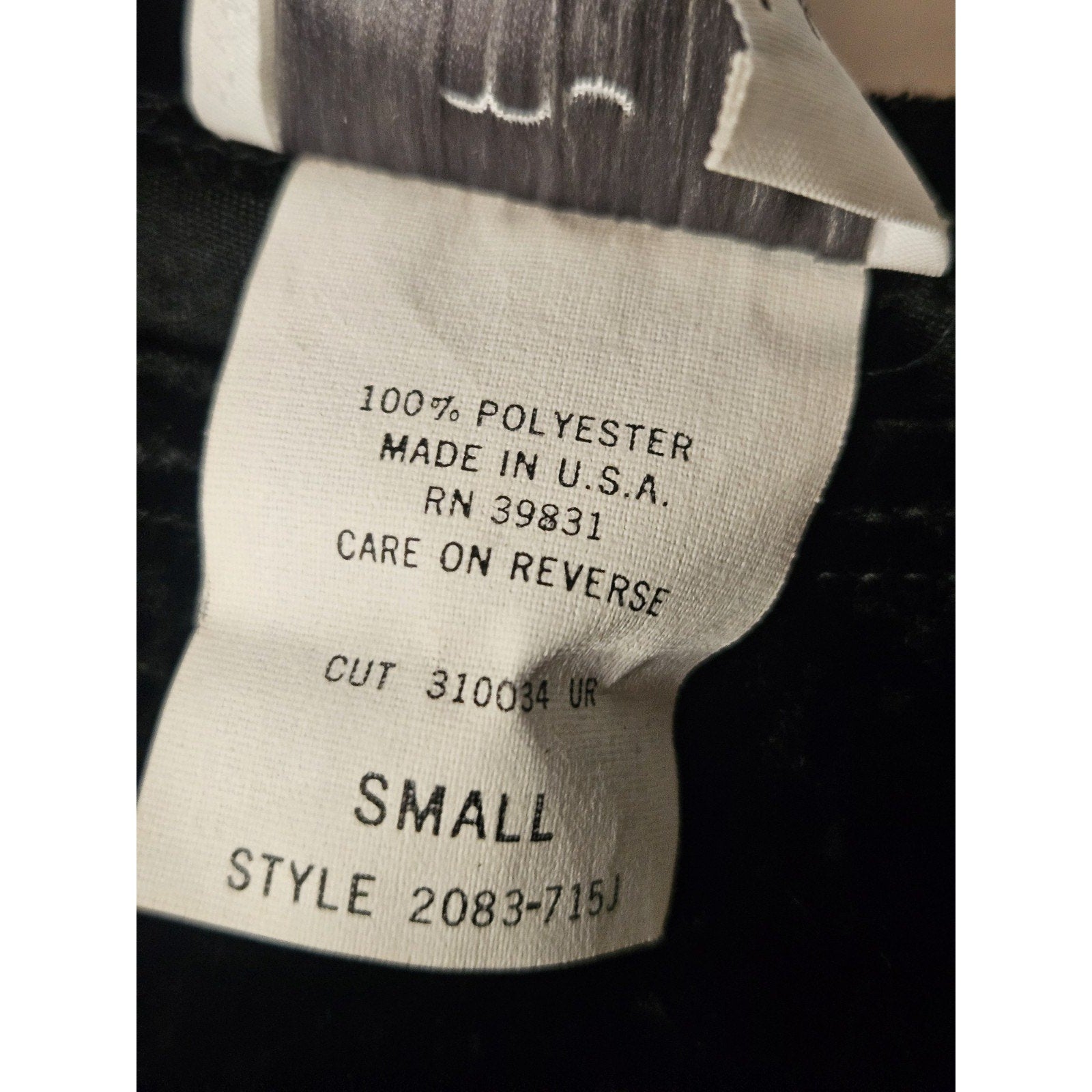 Vintage 90s My Michelle Black Velvet 3/4 Sleeve Shirt Stirrup Leggings Set