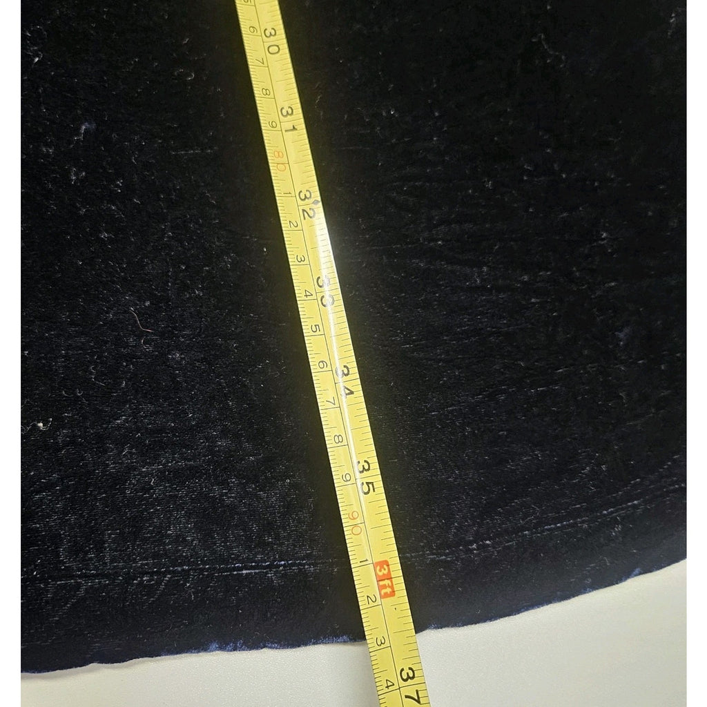 Vtg 90's Women's Velvet Maxi Skirt Navy Blue Small Whimsigoth Gothic Flowy Fairy