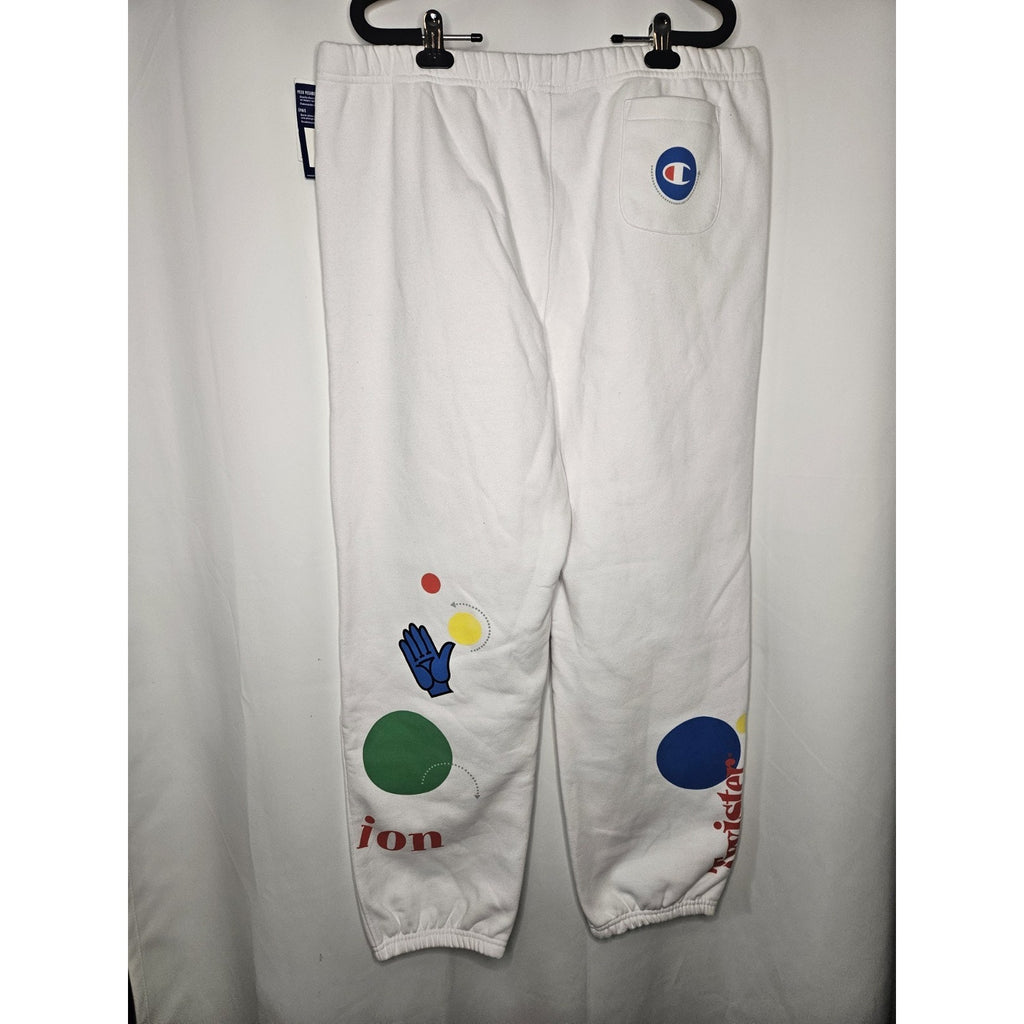 Champion Reverse Weave Jogger TWISTER Graphic Fleece Sweat Pant Unisex XL~NWT
