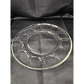Vintage Pyrex Originals Clear Glass Platter Dinner Plate 11” Thumbprint