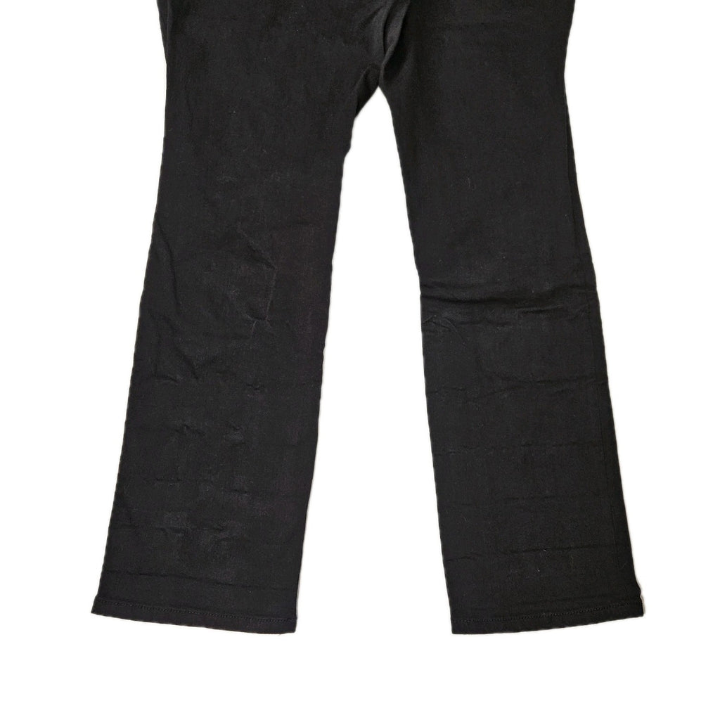 Torrid Boyfriend Jeans Black Denim Stretch Straight Distressed 18 Reg Fishnets