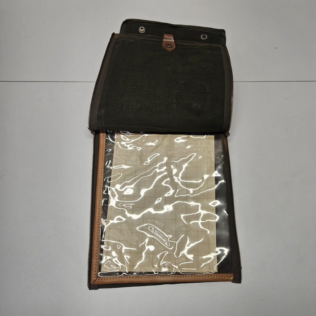 Vtg French Cycling Walking Travelling Map Case Bag Bike Pocket Pouch Messagener