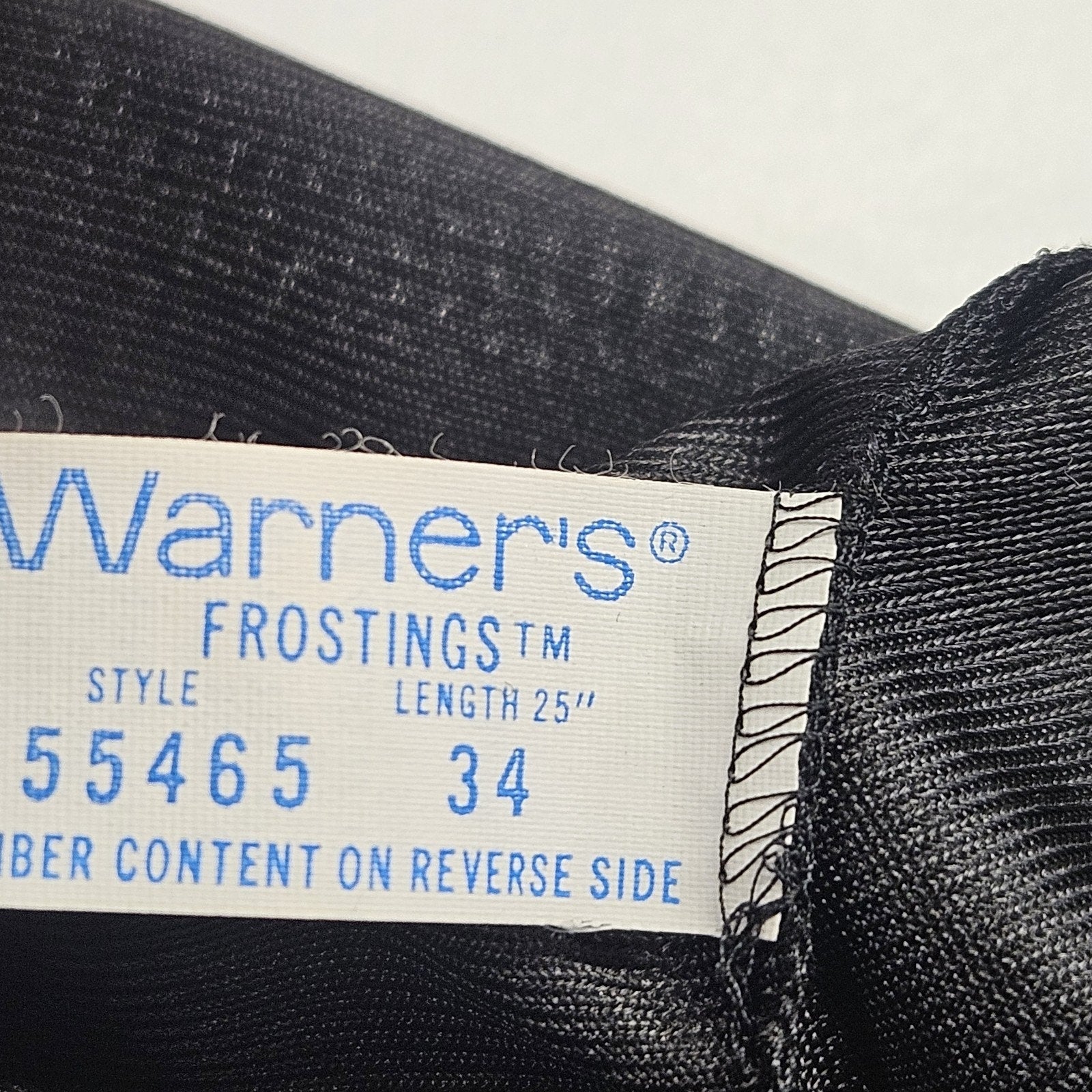 Vintage Warners Womens Small 34 Black Mini Slip Lingerie Spaghetti Strap Dress