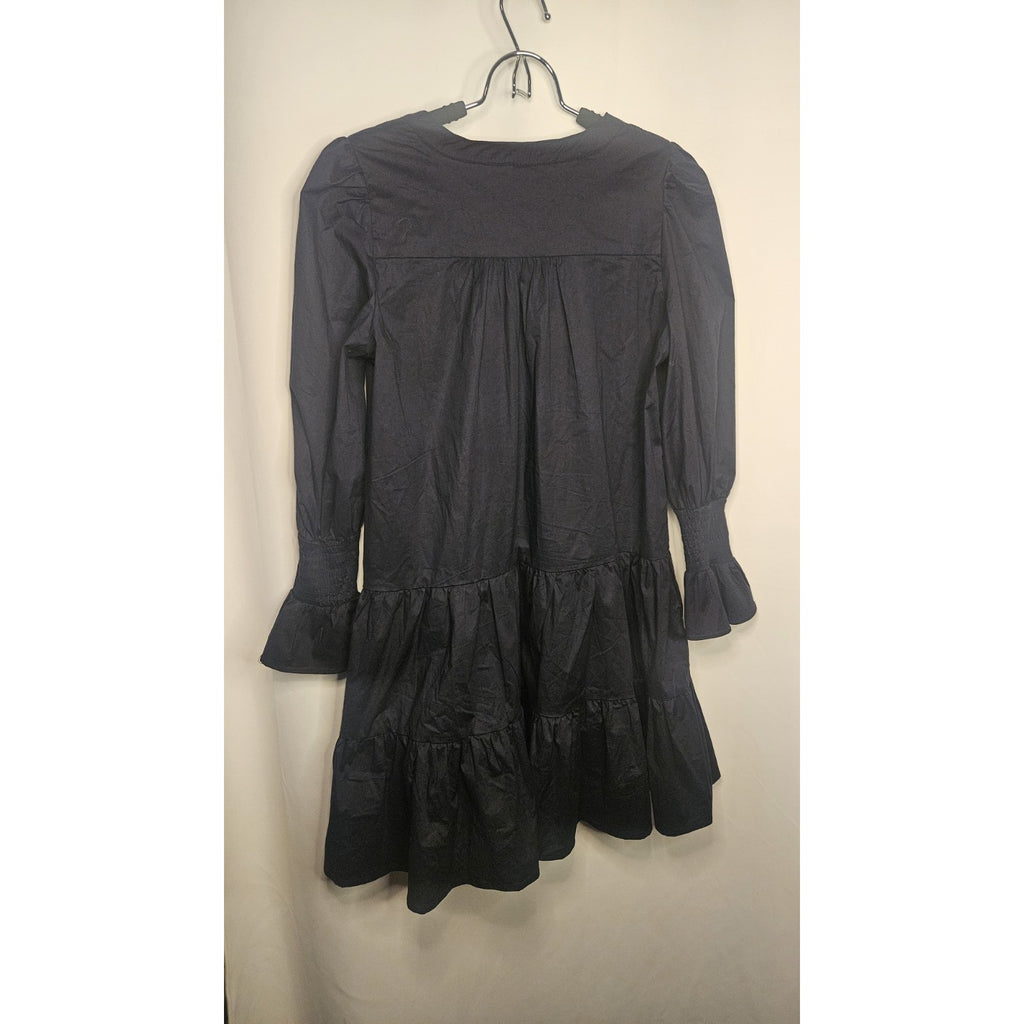 Tuckernuck Pomander Place Dress Blue Striped Kenzo Mini Size Small Tiered Dress Summer Outfit Trendy Styles