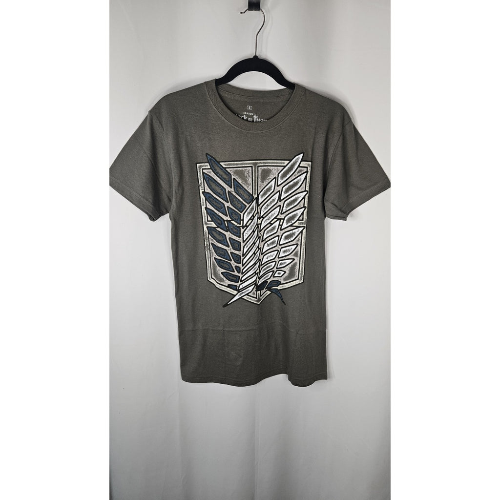 Official Attack On Titan Survey Corp Season 2 Green T-shirt Size Small