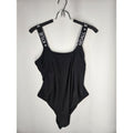 Kendall + Kylie 283915 Women's Band One-Piece Swimsuit, Size Large Classic