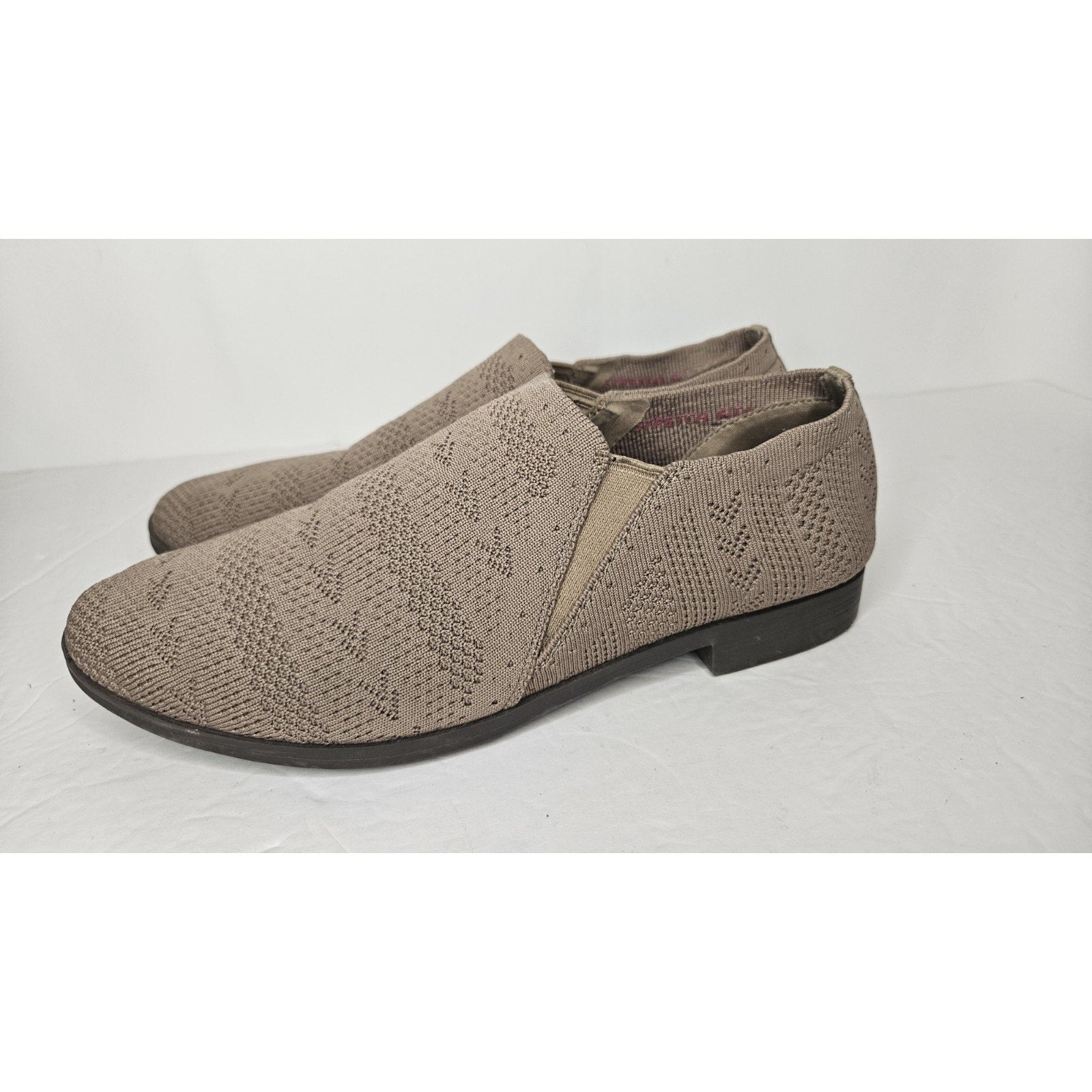 Skechers Cleo Prep Step Slip-on Casual Flats Taupe 158192 Women's 8