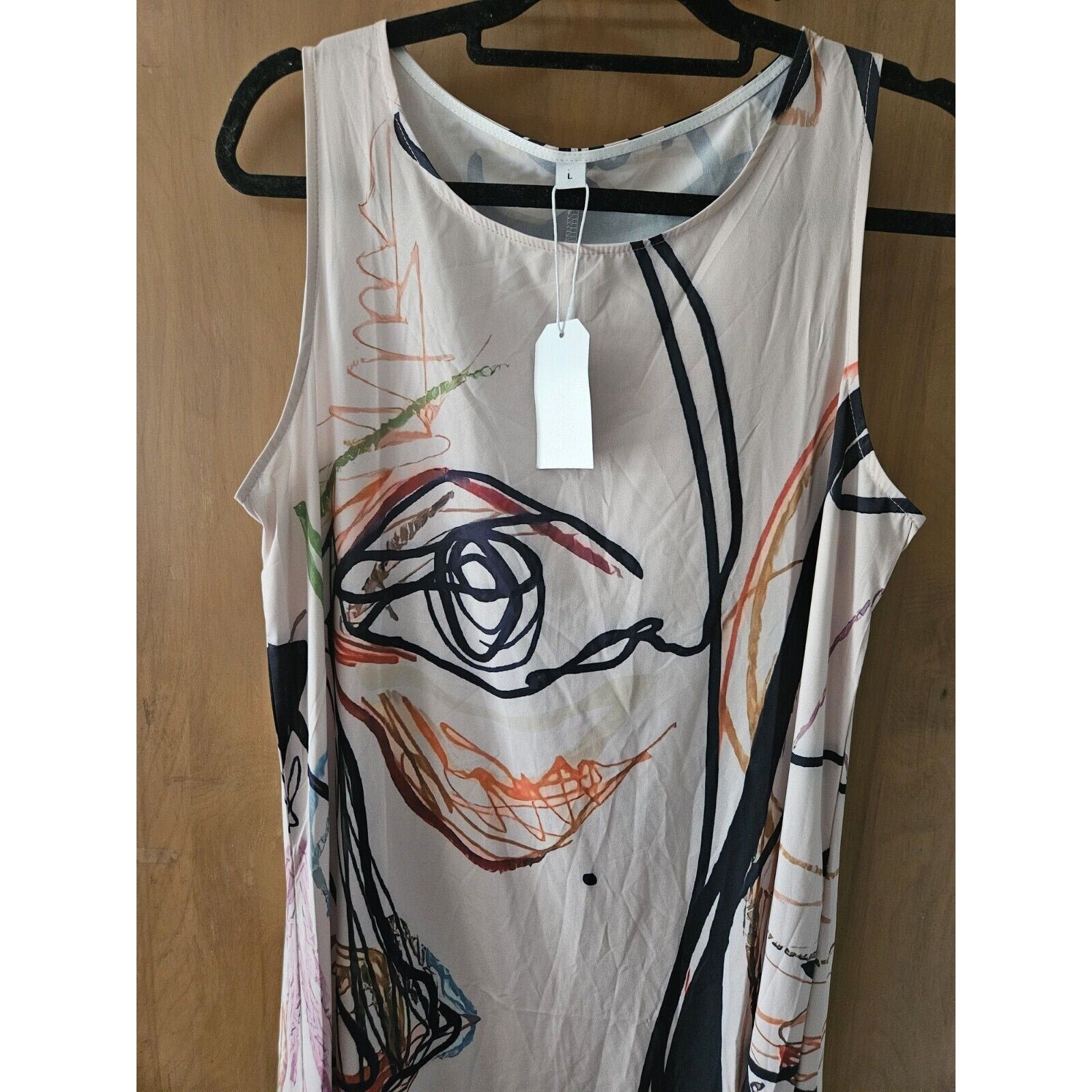 NWT Roywe Dress Full Length Summer Or Spring Dress Size Large