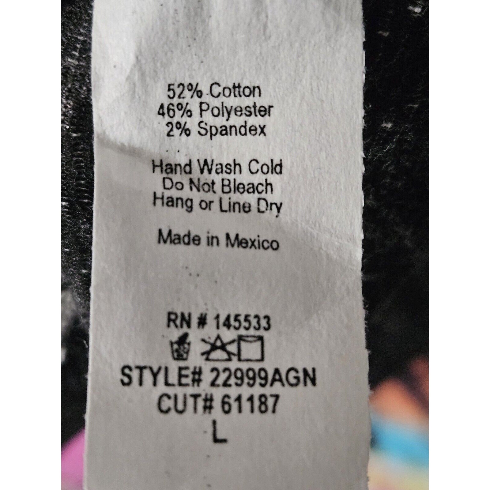 W5 L (Anthropologie) Black & White Geometric 3/4 Textured Blouse
