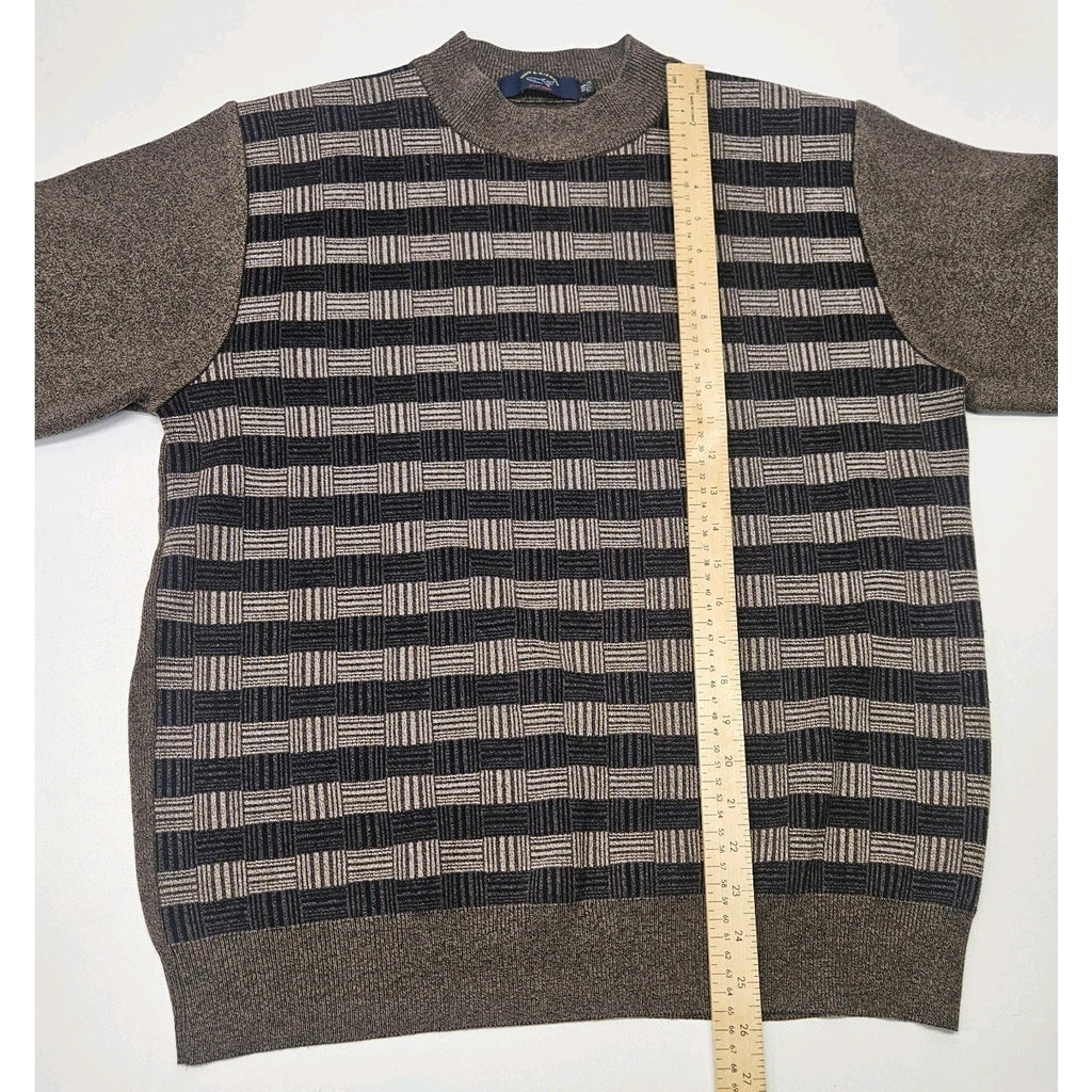 Men’s Paul Shark Wool Sweater Pullover Made in Italy Sz Large Fisherman Classic