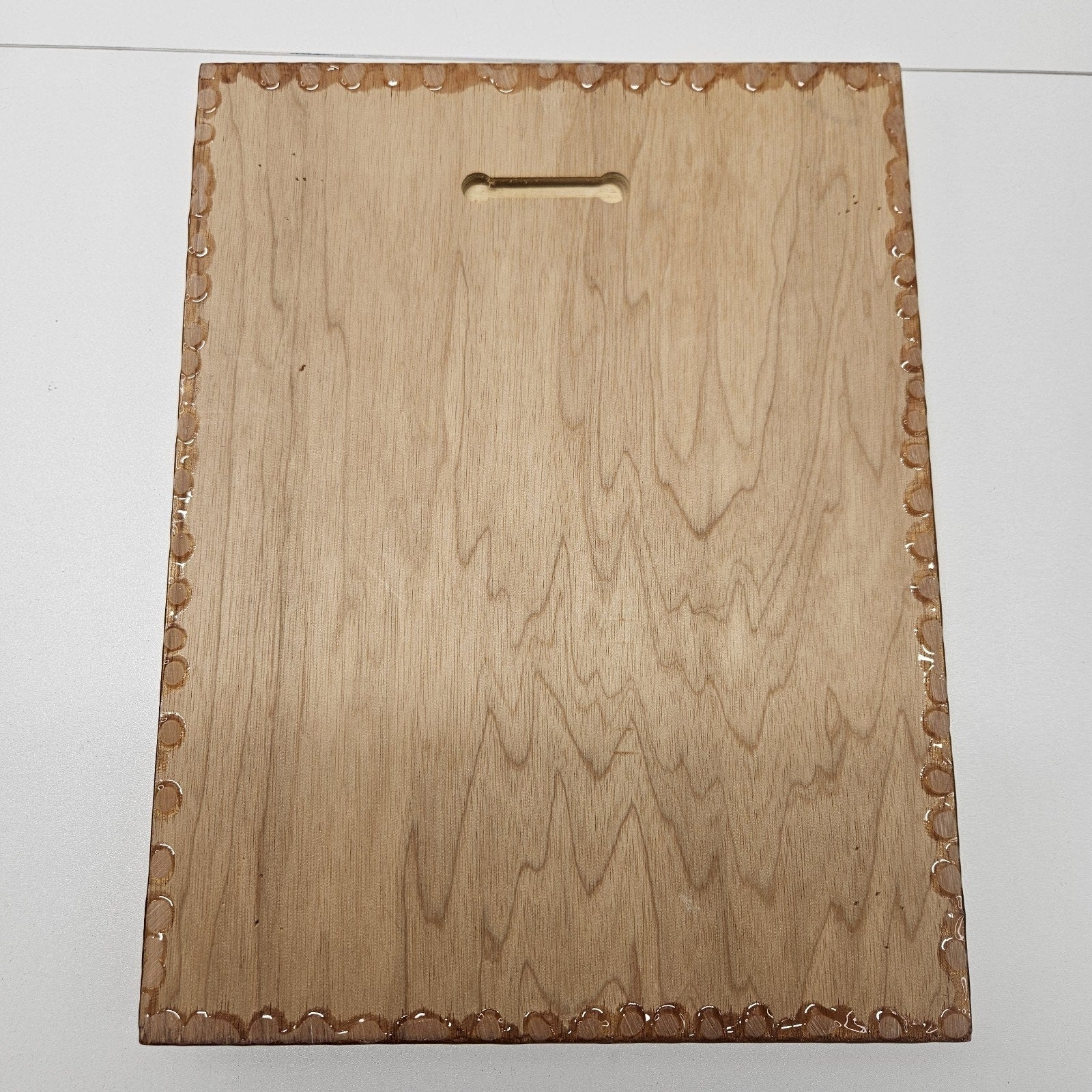 VTG 1980’s Minnie Mouse Wood Foil Art Epoxy Wood Frame Prism Plaque Collectible