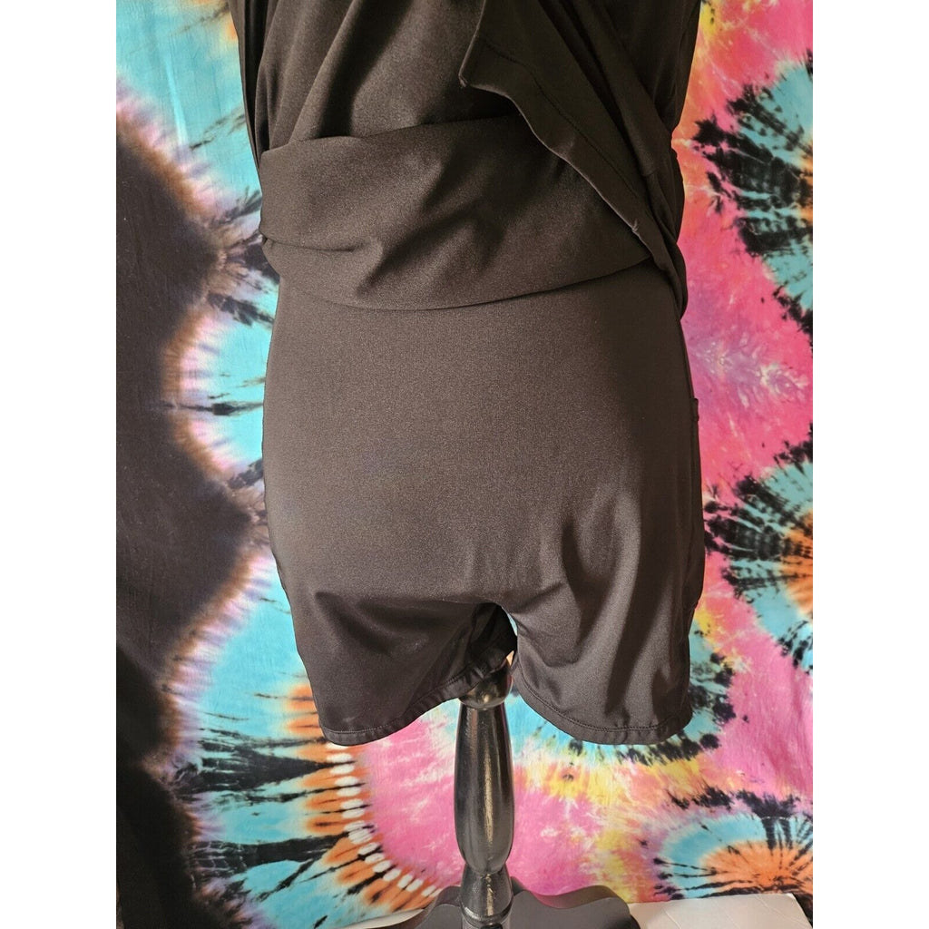 NWOT Viligo Tennis Dress Exercise Dress Built In Bra & Shorts Black Size Medium