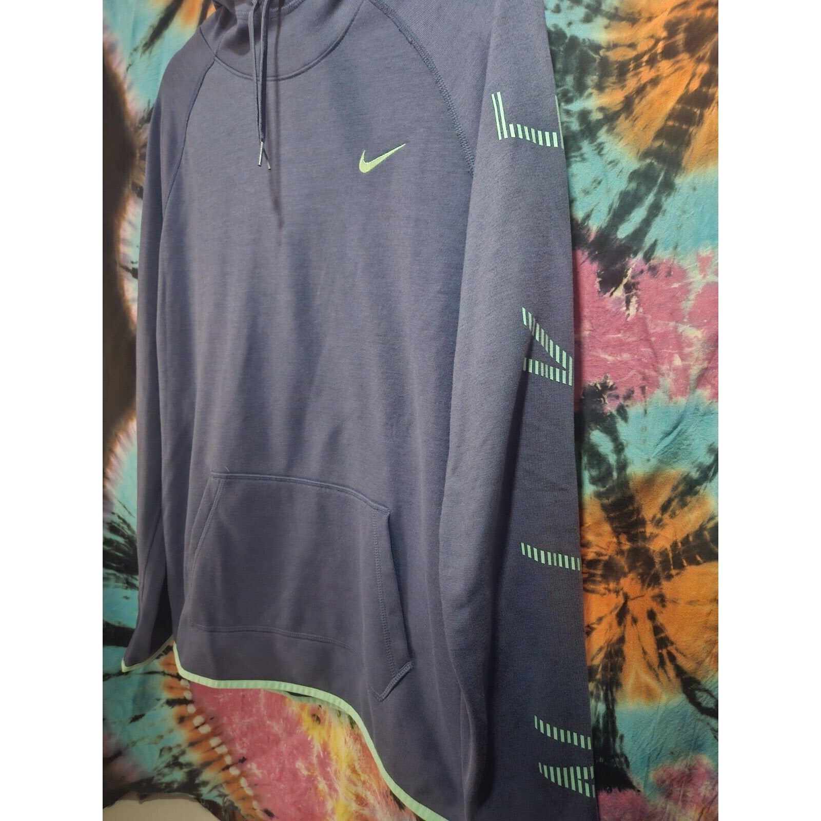 Nike Dri-Fit Hooded Pullover Long Sleeve Runner Hoodie Shirt Athletic Size XL