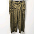 TALBOTS Olive Green Straight Leg Crop Pants size 4 Womens Casual Army Green