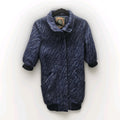 Vtg C. Luce Inc. Blue Gray Mohair/Wool Coat Jacket Womens Small Puff Sleeves
