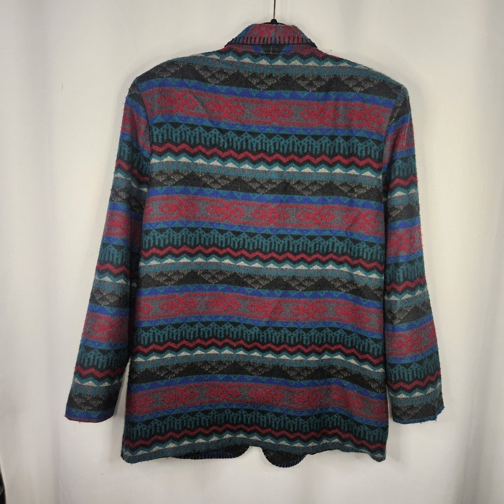 VTG David Paul New York Navajo Aztec Southwest Blazer Jacket USA Made Medium