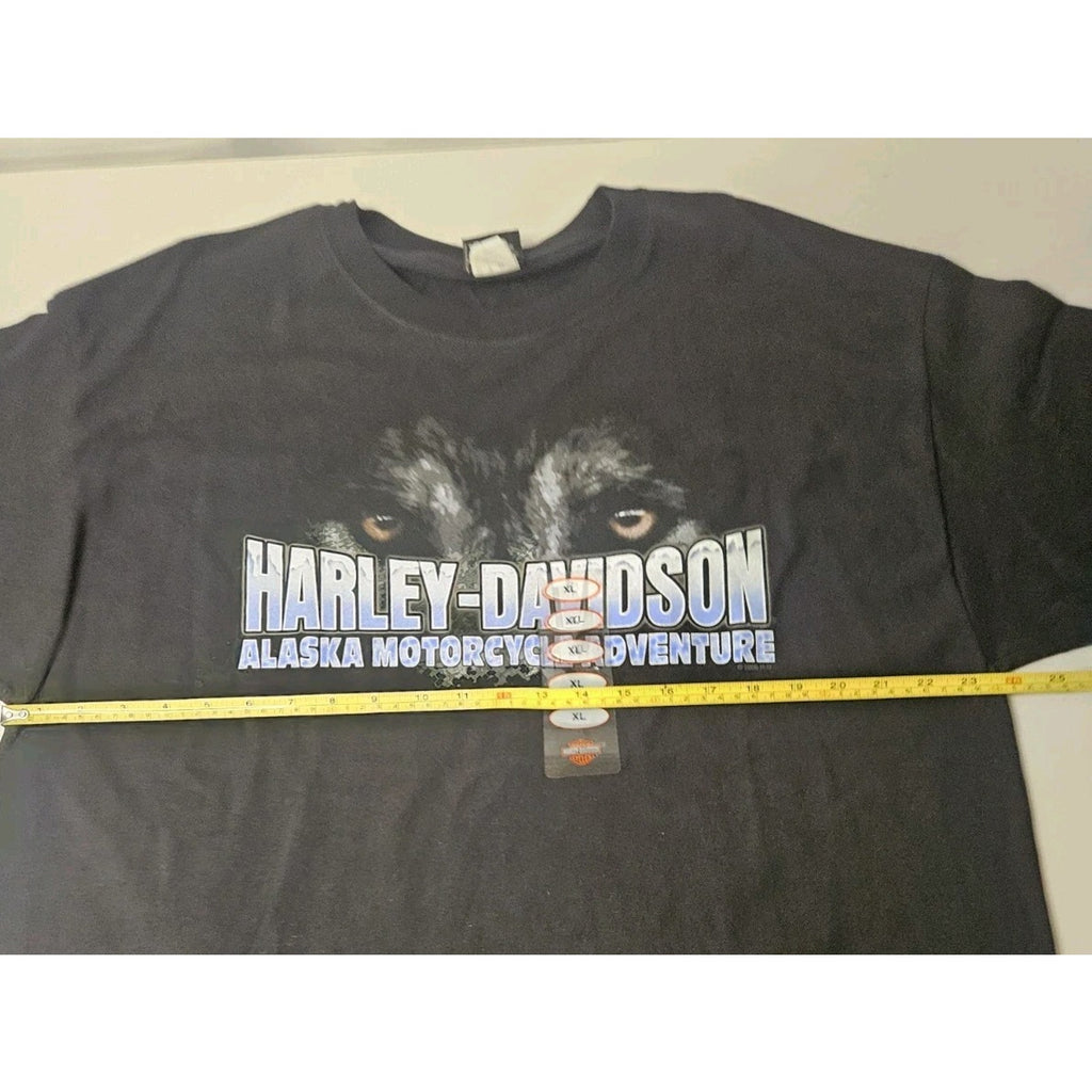 NWT Harley Davidson Soldotna Alaska Kenai Peninsula Wolf T-Shirt Men's X-Large
